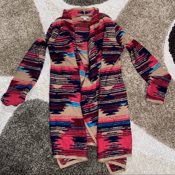 southwest style cardigan